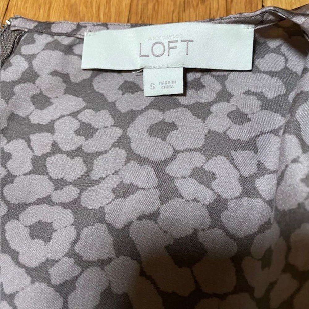 Ann Taylor LOFT Womens Size Small Cami Sleeveless Mauve & Taupe Top Shirt - Picture 5 of 9